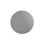 Kerek tükör LED világítással Ø60cm | Páramentesítő funkció | Beépített óra | Fényerő és színhőmérséklet szabályozás | Welland Type-1