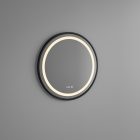 Welland Type-2F LED tükör - fényerő + színhőfok állítás + páramentesítő + óra - Ø 60 cm