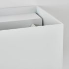 Kreon fel/le világító szögletes feher homlokzati/fali LED lámpa IP54 6W 4000K 320lm