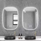 Tükör LED világítással 60x88cm | Páramentesítő funkció | Beépített óra | Fényerő és színhőmérséklet szabályozás | Welland Type-1T