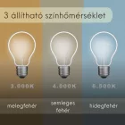 Tükör LED világítással 60x88cm | Páramentesítő funkció | Beépített óra | Fényerő és színhőmérséklet szabályozás | Welland Type-1T