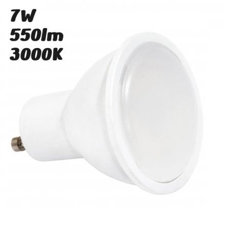 Milio GU10 LED 7W 550lm 3000K meleg fehér 120° - 50W-nak megfelelő
