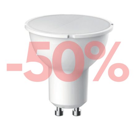 Milio GU10 LED izzó 10W 850lm 4500K semleges fehér 120° - 65W-nak megfelelő