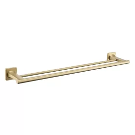   Arany 2 soros fali törölközőtartó - 60 cm | Welland Exclusive-Line 39904-BG