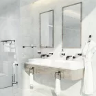 Fekete WC kefe fali tartóval | Welland Exclusive-Line 39911-B