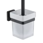 Fekete WC kefe fali tartóval | Welland Exclusive-Line 39911-B