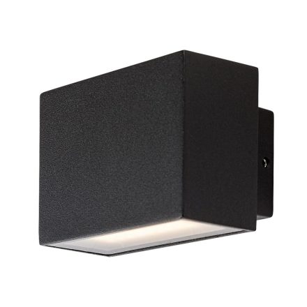 Rábalux Mataro fekete kültéri fali LED lámpa (77073)