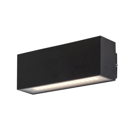 Rábalux Mataro fekete kültéri fali LED lámpa (77075)
