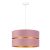 Duolla rózsaszín bársony függőlámpa csillár Ø40cm 1xE27 Golden Duo 83451