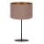 Duolla bézs velúr asztali lámpa Ø25cm 1xE27 Golden Roller 83659