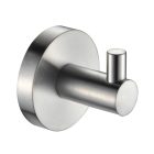 Szálcsiszolt rozsdamentes acél fürdőszobai fali akasztó | Welland Diamond 90309-BN