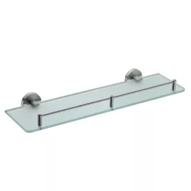  Szálcsiszolt rozsdamentes acél fürdőszoba falipolc - 40cm | Welland Diamond 90312