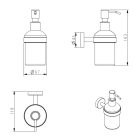 Króm fali szappanadagoló | Welland Topaz 96313-CH