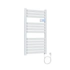 Elektromos design radiátor digitális termosztáttal NERO Italia AF-04DEW - 50 x 96 cm (fehér)