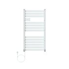 Elektromos design radiátor digitális termosztáttal NERO Italia AF-04DEW - 50 x 96 cm (fehér)