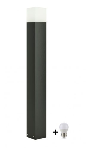 SU-MA CUBE MAX kültéri állólámpa fekete 100cm IP44