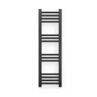 Fekete 300x1000mm törölközőszárítós fürdőszobai radiátor Welland Lux - Készletről - Gyors kiszállítással