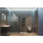 Fekete 300x1000mm törölközőszárítós fürdőszobai radiátor Welland Lux - Készletről - Gyors kiszállítással