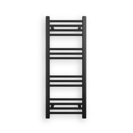 Fekete 400x1000mm törölközőszárítós fürdőszobai radiátor Welland Lux - Készletről - Gyors kiszállítással