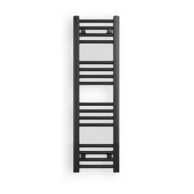 Fekete 300x1100mm törölközőszárítós fürdőszobai radiátor Welland Lux - Készletről - Gyors kiszállítással