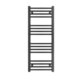 Fekete 400x1100mm törölközőszárítós fürdőszobai radiátor Welland Lux - Készletről - Gyors kiszállítással