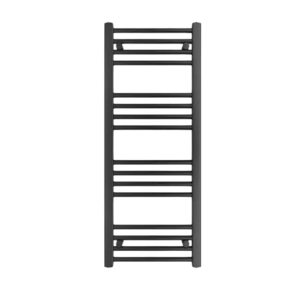 Fekete 400x1100mm törölközőszárítós fürdőszobai radiátor Welland Lux - Készletről - Gyors kiszállítással