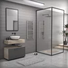 Króm 500x1100mm törölközőszárítós fürdőszobai radiátor Welland Lux - Készletről - Gyors kiszállítással