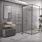 Fehér 600x1100mm törölközőszárítós fürdőszobai radiátor Welland Lux - Készletről - Gyors kiszállítással