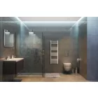 Fehér 400x1200mm törölközőszárítós fürdőszobai radiátor Welland Lux - Készletről - Gyors kiszállítással