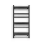 Fekete 600x1200mm törölközőszárítós fürdőszobai radiátor Welland Lux - Készletről - Gyors kiszállítással