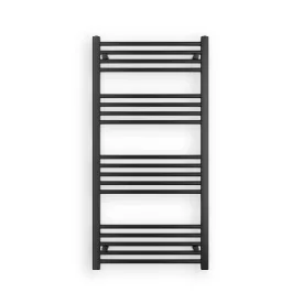 Fekete 600x1200mm törölközőszárítós fürdőszobai radiátor Welland Lux - Készletről - Gyors kiszállítással