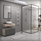 Fehér 300x1300mm törölközőszárítós fürdőszobai radiátor Welland Lux - Készletről - Gyors kiszállítással