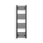 Fekete 400x1300mm törölközőszárítós fürdőszobai radiátor Welland Lux - Készletről - Gyors kiszállítással