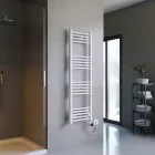 Törölközőszárító radiátor 40 x 130 cm - Nero Italia (fehér)