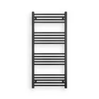 Fekete 600x1300mm törölközőszárítós fürdőszobai radiátor Welland Lux - Készletről - Gyors kiszállítással