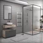 Fehér 600x1300mm törölközőszárítós fürdőszobai radiátor Welland Lux - Készletről - Gyors kiszállítással