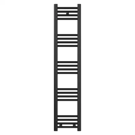 Törölközőszárító radiátor 30 x 140 cm - Nero Italia (fekete)