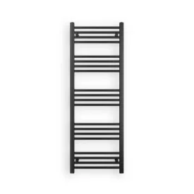 Fekete 500x1400mm törölközőszárítós fürdőszobai radiátor Welland Lux - Készletről - Gyors kiszállítással