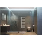 Fehér 500x1400mm törölközőszárítós fürdőszobai radiátor Welland Lux - Készletről - Gyors kiszállítással