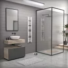 Fehér 300x1500mm törölközőszárítós fürdőszobai radiátor Welland Lux - Készletről - Gyors kiszállítással