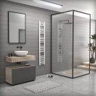 Törölközőszárító radiátor 30 x 180 cm - Nero Italia (fehér)