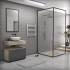 Törölközőszárító radiátor 60 x 70 cm - Nero Italia (fehér)