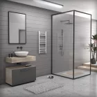 Fehér 400x900mm törölközőszárítós fürdőszobai radiátor Welland Lux - Készletről - Gyors kiszállítással