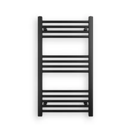 Fekete 500x900mm törölközőszárítós fürdőszobai radiátor Welland Lux - Készletről - Gyors kiszállítással