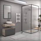 Fehér 500x900mm törölközőszárítós fürdőszobai radiátor Welland Lux - Készletről - Gyors kiszállítással