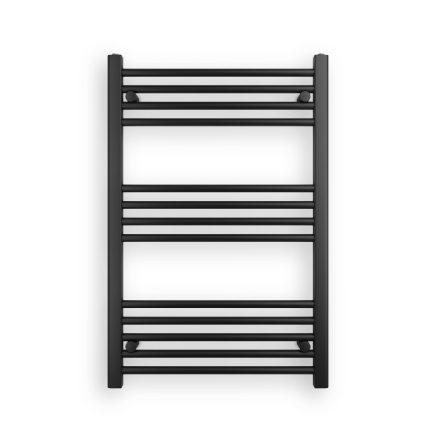 Fekete 600x900mm törölközőszárítós fürdőszobai radiátor Welland Lux - Készletről - Gyors kiszállítással