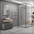 Fehér 600x900mm törölközőszárítós fürdőszobai radiátor Welland Lux - Készletről - Gyors kiszállítással