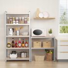 Fém salgó polc 1500x750x300mm | 5 polcos horganyzott | Intenso Design 