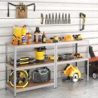 Fém salgó polc 1500x750x300mm | 5 polcos horganyzott | Intenso Design 