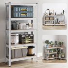 Fém salgó polc 1500x750x300mm | 5 polcos horganyzott | Intenso Design 